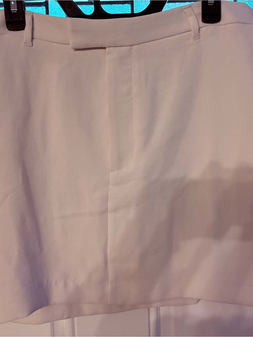 a new day Cream Ruched Mini Skirt
